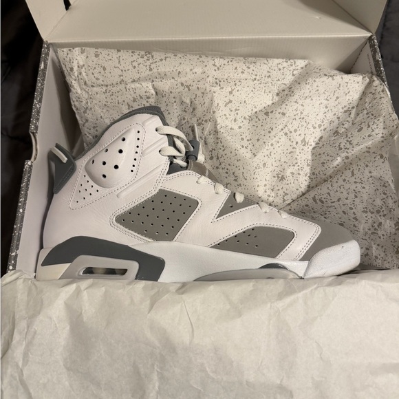 Jordan Retro 6 Gray and White - Picture 2 of 4